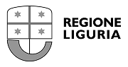 Logo in bianco e nero di Regione Liguria