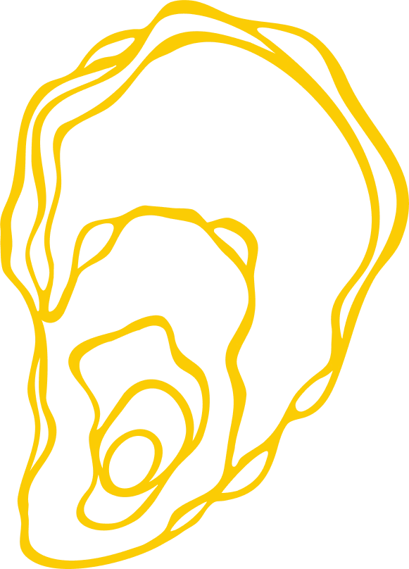 Icona stilizzata di un'ostrica